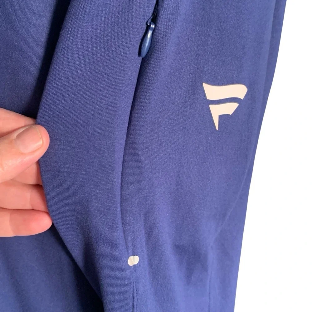 Fanatics NHL Tampa Bay Lightning Hockey Blue Long Sleeve Quarter Zip Top